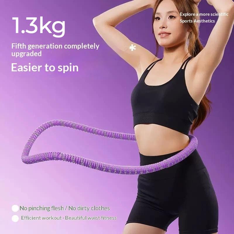 Fitness obruč Měkká obruč Neškodí Tělo Hubnutí Břicho Štíhlý Kruh Pas Tréninkové vybavení Ženy Domácnost