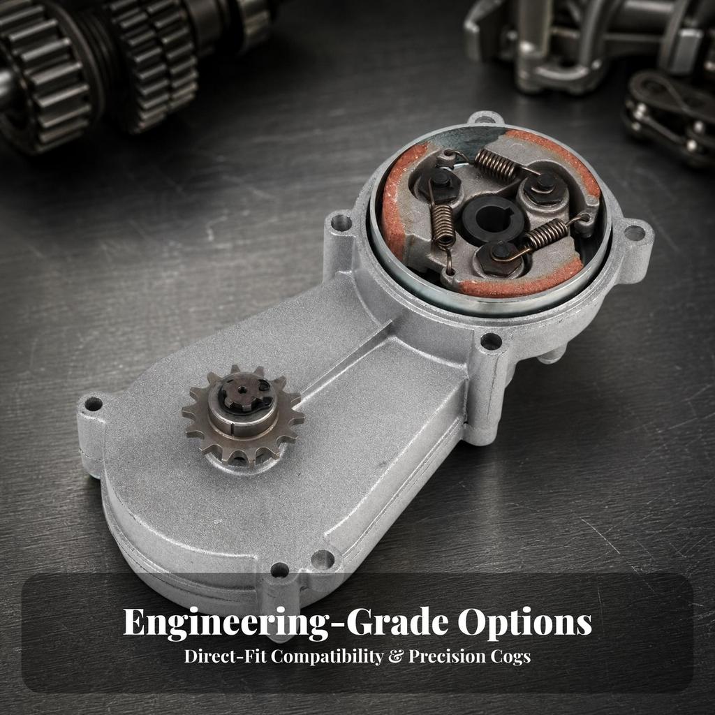 Compact Mini Terrain Motorcycle Gearbox Enclosed Replacement Assembly