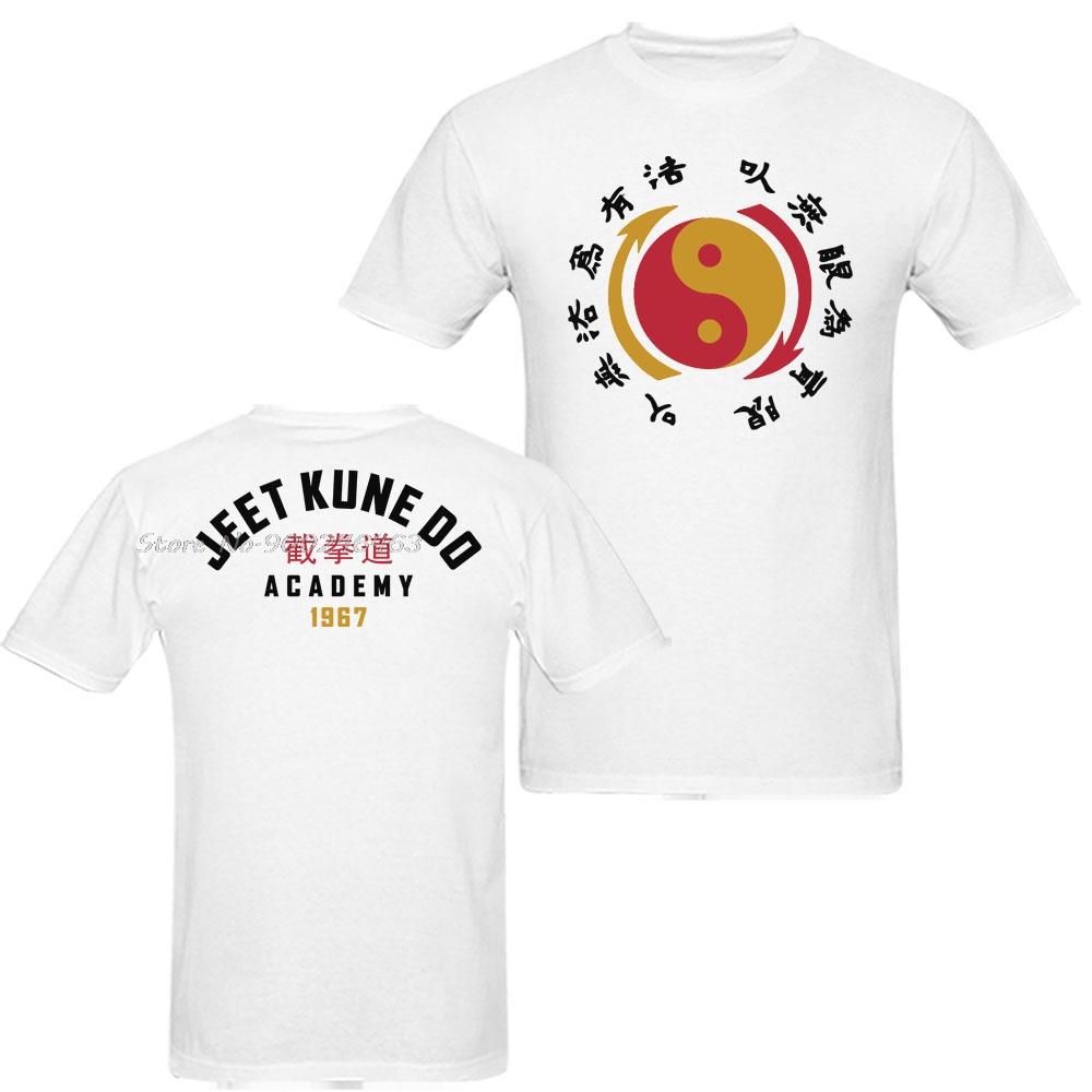 

Jeet Kune Do Academy TShirts Men Martial Artist Greatest Jeet Kune Do Wing Chun Dragon Art Tee T-Shirt Brand Clothing Men S M