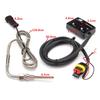 Mini LED Cyfrowy Wyświetlacz Miernik Temperatury Spalin EGT EXT Turbo Diesel Benzyna Z Czujnikiem