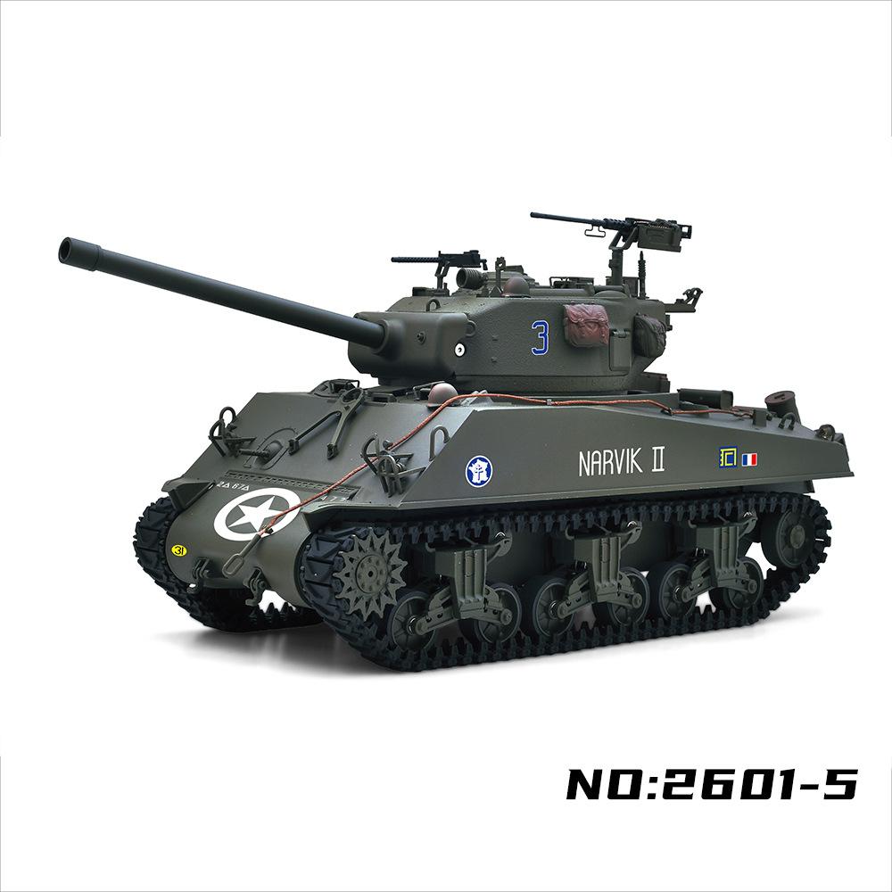 New Rc Battle Tank Wwii Us M4A3 Sherman Full Metal 1 16 Scale 2 4Ghz Remote Control Military Model For Adult Hobby Collectors