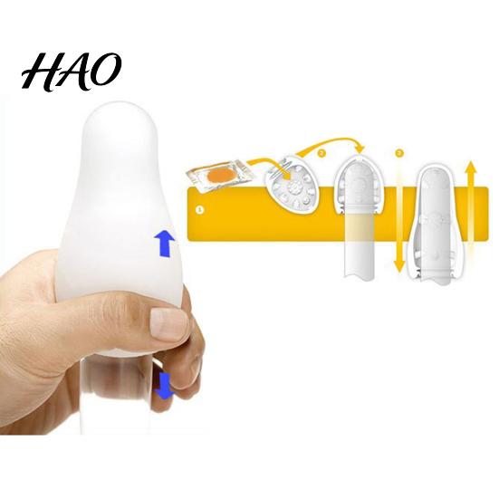 Egg Shape Massager Cup Disposable Waterproof Silicon Stimulator Men Sex Toy for Couple