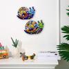 2Pcs Snail Wall Decals Self Adhesive Wall Stickers Waterproof Scratch-Resistant PVC Stickers for Patio Porch Fence Easy Peel And Stick DIY Wall Decor