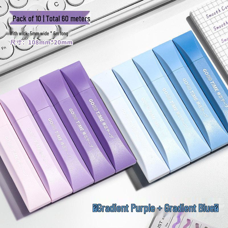 Pen-Shaped Invisible Correction Tape for Students, Zero Trace Paperlike Design, Advanced Black Technology