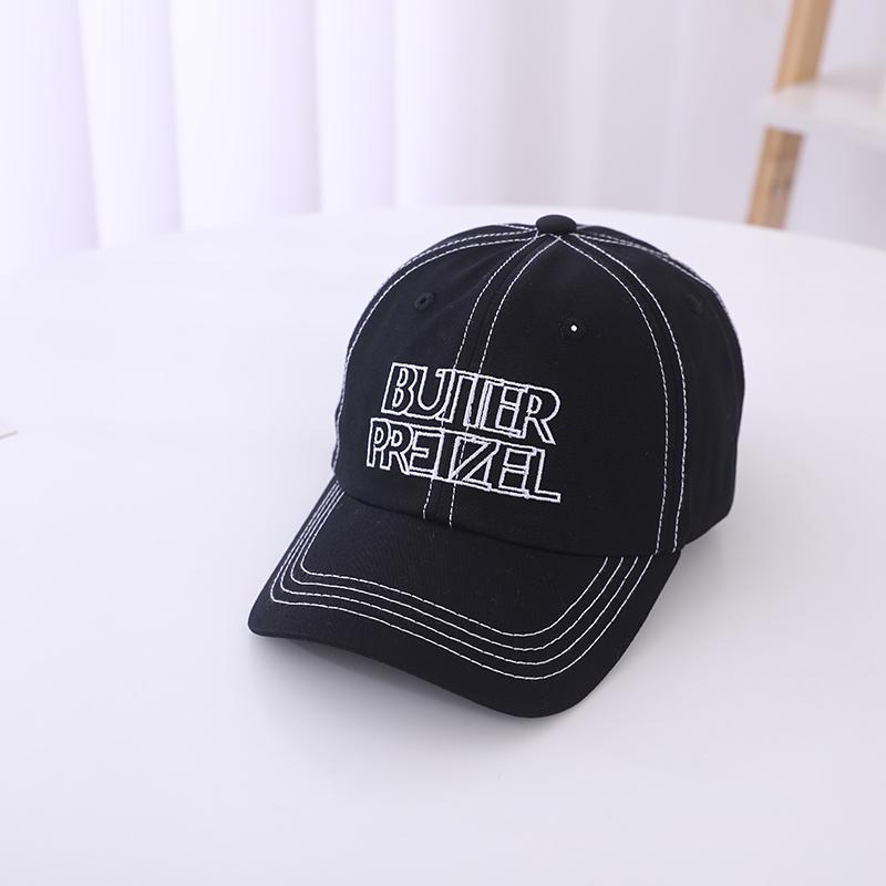 Casquette de baseball pour enfants Chapeaux de lettres brodés à double rangée