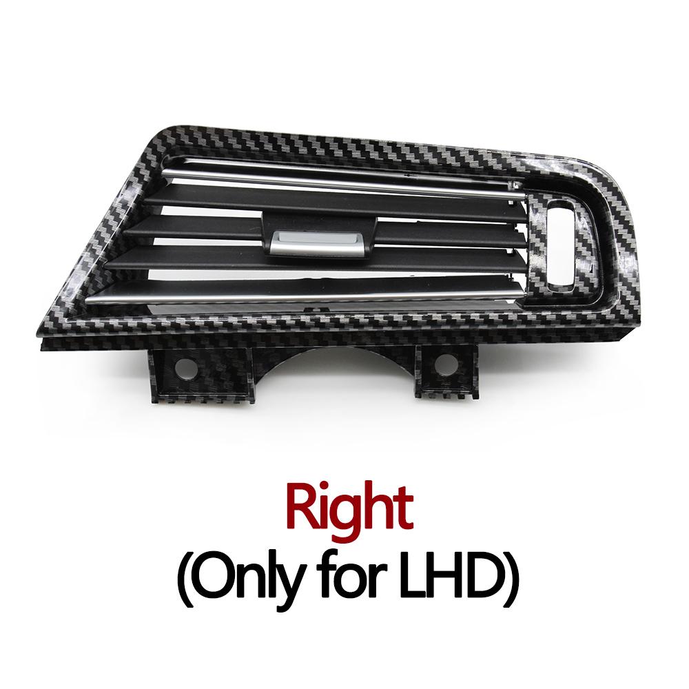 Carbon Fiber LHD RHD Front Rear Chromed AC Vent Grille Cover Panel For BMW 5 Series F10 F11 520 525 528 530 535