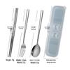 Ruhan Portable Stainless Steel Cutlery Set