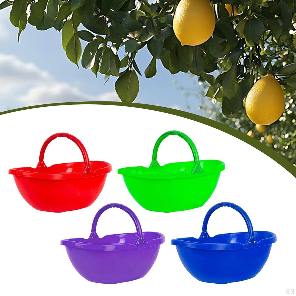 Picking Basket Storage for Fruits and Vegetables Large Container Harvesting Gardening