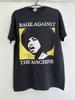 Camiseta unisex de manga corta negra de Rage Against The Machine 2018, tallas S-5XL, KH14330
