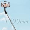 Selfie Stick 4w1 Statyw Składany Kijek Do Zdjęć Z Pilotem 110cm - Czarny