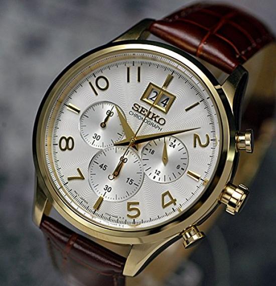 [Seiko] SEIKO Classic 100m Wasserdicht Großer Datums-Chronograph SPC088P1 Herrenuhr [Artikel]