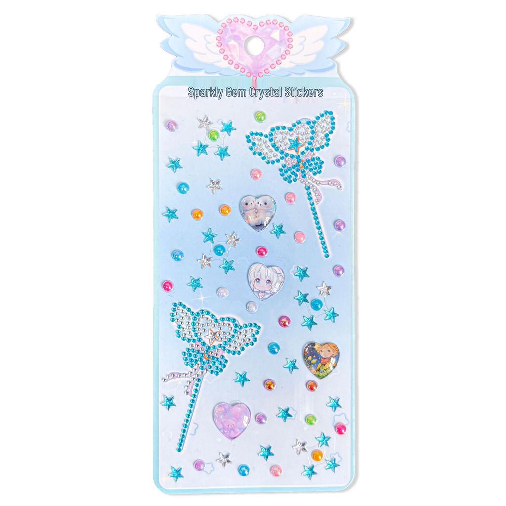 Children's DIY Fairy Wand & Butterfly Stickers with Shiny Gems