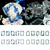 10 Sheets Border Sticker Crystal Museums Series Sticker Decorative Sticker Aesthetic Sticker Scrapbooking Supplies