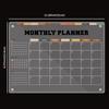 Refrigerator Magnet Magnetic Acrylic Weekly Planner Monthly Calendar Memo  Office/Home Use