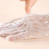 1Pairs Breathable Women Lace Gloves Mesh Bridal Gown Mittens New Dance Gloves  Clothing Accessories