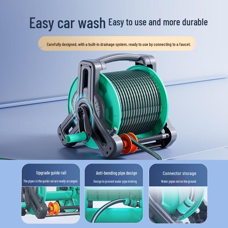 High-Pressure Water Gun & Hose Set