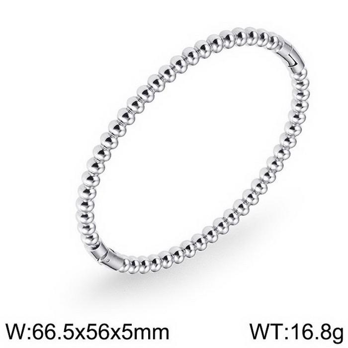 Women's Minimalist Bamboo Joint Titanium Steel Bracelet - Light Luxury, Exquisite High-End Design