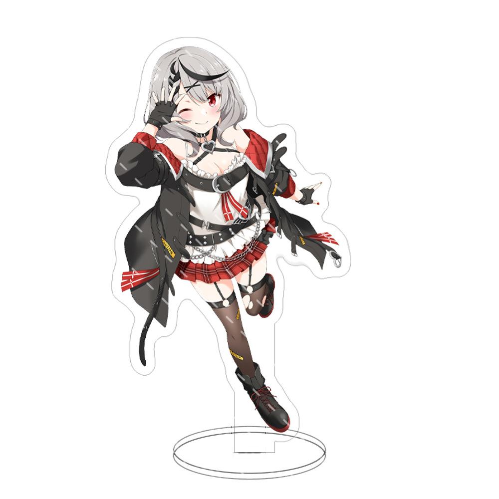 15cm Hololi Virtual Hostess New Cartoon Characters Acrylic Cosplay Stand Model Creative Office Decorations Cute Permanent Recording Fans