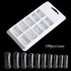 5/10pcs Crystal Nail Art Extension Clip Quick Building Gel Mold False Tips Clip Acrylic UV Full Cover Builder Form Manicure Tool