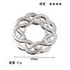 Puzzle Zinc Alloy Intelligence Unlocking Ring Unlocking Set, Nine-Link Educational Toy, Kong Ming Luban Lock Mechanism Box