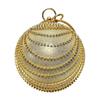 2025 Luxury Diamond Evening Bags For Women Round Shape Shoulder Crossbody Bags Rhinestones Chain Party Wedding Clutch