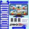 360° Panoramic Truck Dashcam with Four-Way Monitoring, HD Full-Color Night Vision, and Reversing Camera for 12V/24V Systems.
