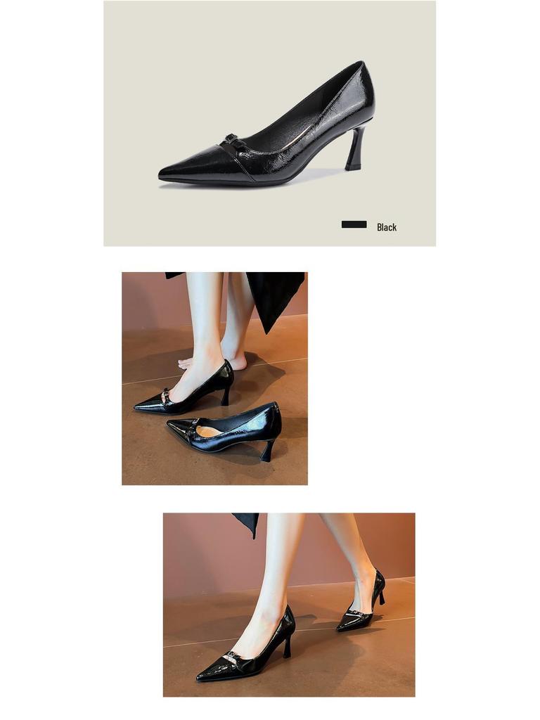 BEIJIANI 3358-23 French Minimalist Commuter Stiletto Heels for Women