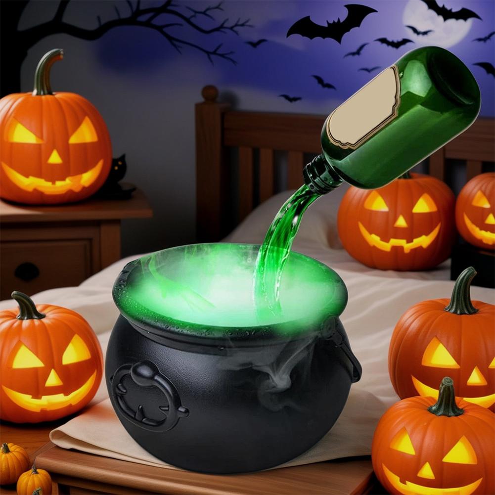 Halloween Magic Floating Potion Bottles With Diffuser Fog Plastic Witches Bowl Hocus Pocus Party Decoration Supply