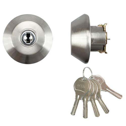 LIXIL Door Lock Set (Yushin WN Cylinder) Silver Z-102-DSMB