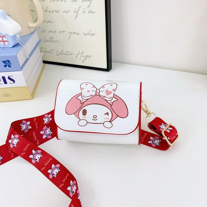 Hello Kitty Girls Mini Shoulder Bag Pu Lightweight Animal Print For Kindergarten