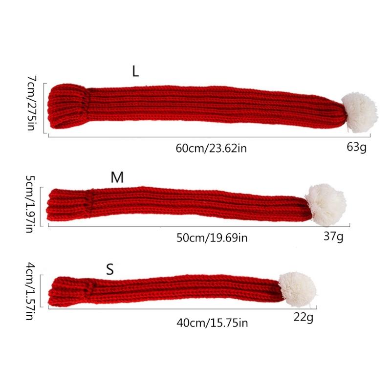 Pet Dog Scarf Christmas Knitted Scarf Creatively Winter Warm Pet Scarf Kitten Dog Scarf New Year Windproof Clothes