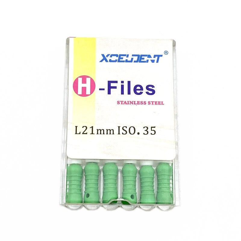 Pile H dentare de 21 mm Pile Endo de canal radicular Pile dentare de mana Pile H din otel inoxidabil Instrument pentru dentist