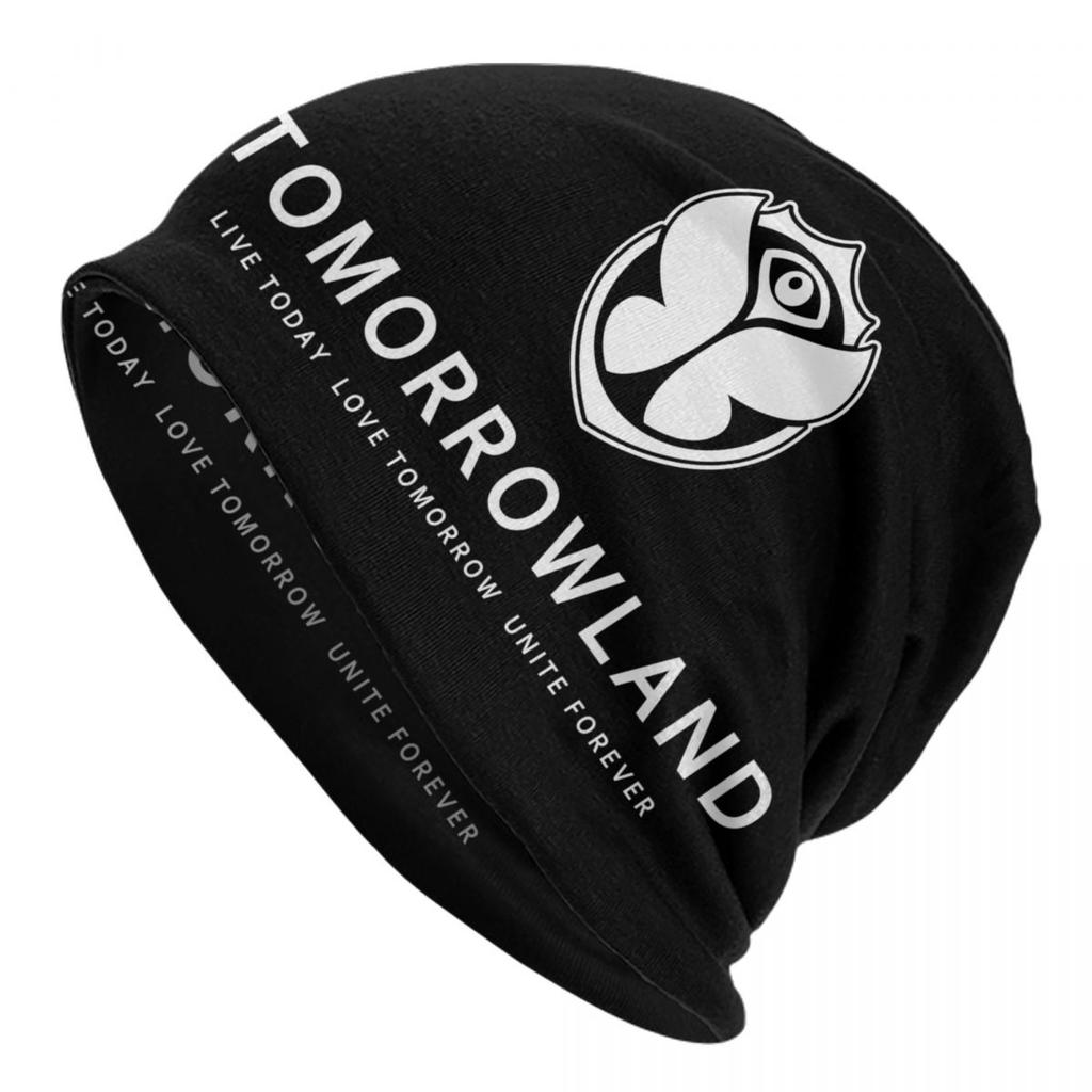 Custom Tomorrowland Skullies Beanies Caps Winter Warm Knitted Hat Unisex Belgian Electronic Dance Music Festival Bonnet Hats