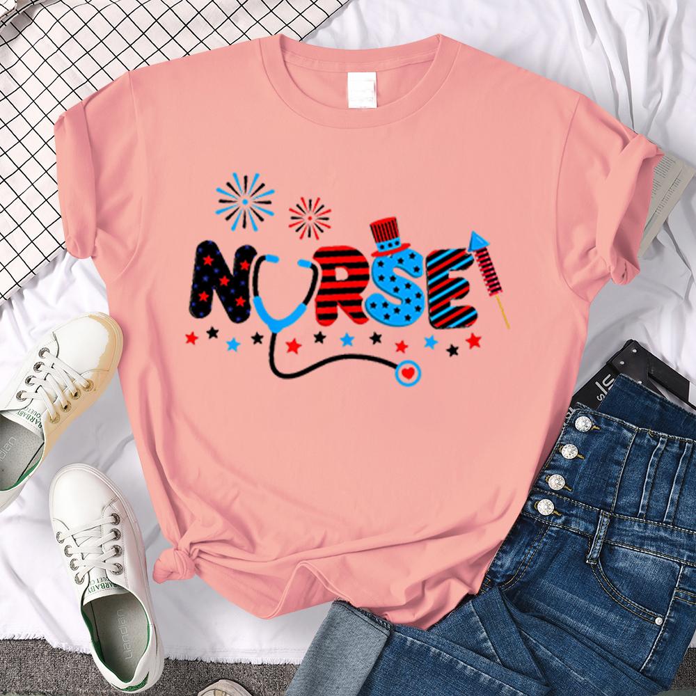 Ullzang Harajuku Nurses' Day T-Shirt für Frauen, lustiges Krankenschwester-T-Shirt