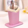 PU Leather Eyeglass Holder Soft Lining Large Capacity Eyeglass Stand Display Save Space Brush Pot Pen Holder