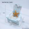 Ocean Style Mediterranean Desktop Wooden Jewelry and Candy Storage Box
