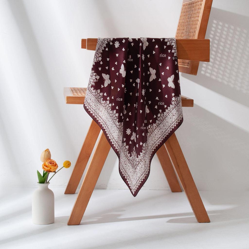 2025 Women's High-End Mulberry Silk Retro Neck Scarf - Elegant, Luxurious Gift or Self-Use