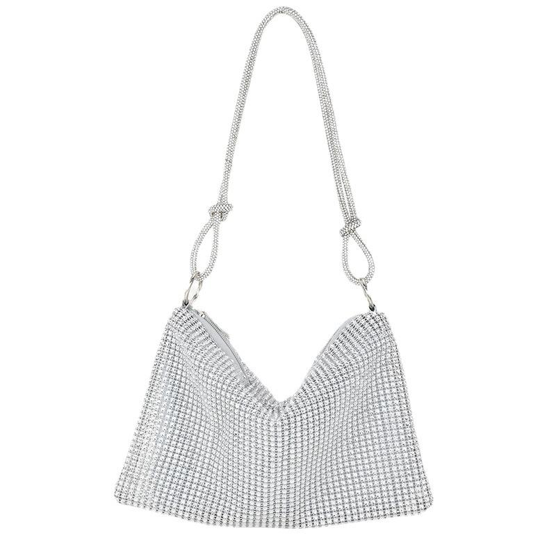 

Вечерняя сумка Блестящая сумочка Чехол для телефона и помады Клатч для светского раута Портативная женская сумка на молнии Модный универсальный кошелек