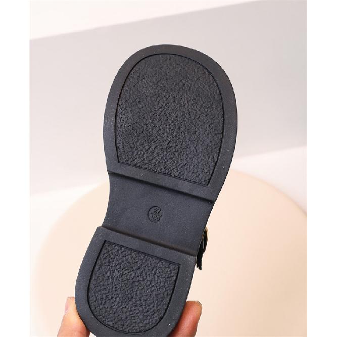 Little Girl Leather Shoes Princess Shoes Spring and Autumn New Style Girls Black Campus Performance Korean Version Children's Single Shoes Trendy