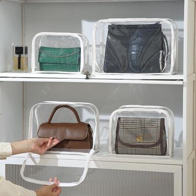 Bolsa de Almacenamiento Impermeable Transparente S/M/L/XL Bolsa Antipolvo de Gran Capacidad con Cremallera Almacenamiento para el Hogar Bolsa Antipolvo