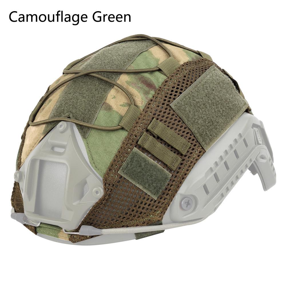 

Portable Tactical Helmet Cover Counterweight Bag Pouch Camouflage Green 58-60cm
