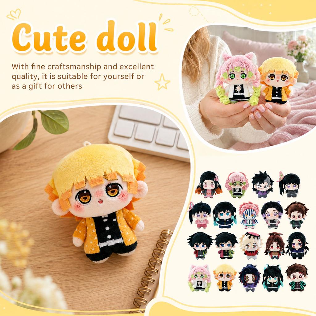 Plush Toy Decoration Cute Soft Stuffed Animal for Home Shelf Bedroom Living Room Decor