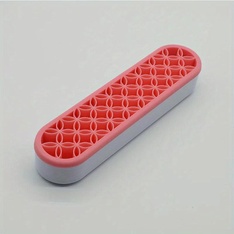 Silicone Cosmetics Storage Box, Lipstick, Eyebrow Pencil, Makeup Brush Storage Rack, Free Insertion Pen Holder, Battery, Desktop Storage Box