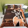 Bohemian Bedding Set for Girls Kids Adult African Black Girl Duvet Cover Set Ancient Ethnic BlanketComforter Cover&Pillowcases