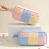 Minimalist Corduroy Makeup Handbag Large Capacity Travel Cosmetics Storage Bag Makeup Bag For Women