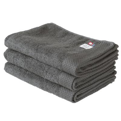 Prosop Bloom Imabari Prosop pentru față lungă certificat Ciel Set de 3 prosop cu absorbție de apă, uscare rapidă, înfășurare pentru cap, prosop pentru uscarea părului 34 x 100 Fabricat în Japonia (Cărbune)