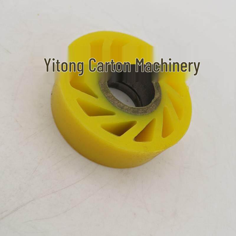 Polyurethane Sun Wheel Press-Fit Gluing Machine Paper Feed Rubber Wheel 75*25