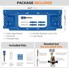 Integrated Door Hinge Router Template Hinge Door Lock Drilling Guide Door Hinge Installation Kit Woodworking Tools