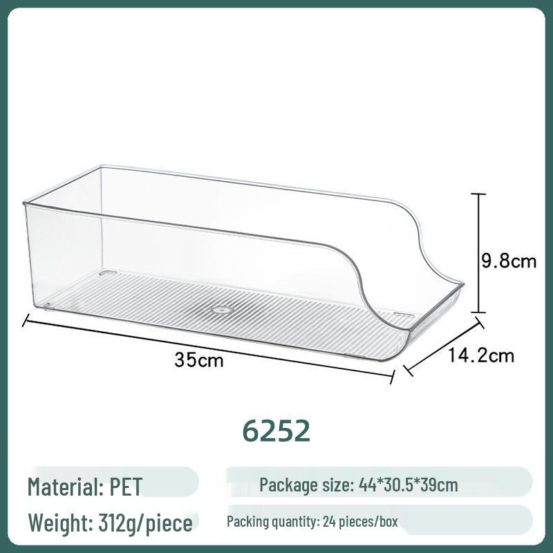 Food-Grade Transparent Refrigerator Storage Box – Large Capacity for Kitchen Organizing