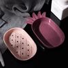 Creative Pineapple Shape Drain Soap Box Soap Storage Box Easy Clean Soap Dishes Holder Bathroom Supply Kitchen Accessories